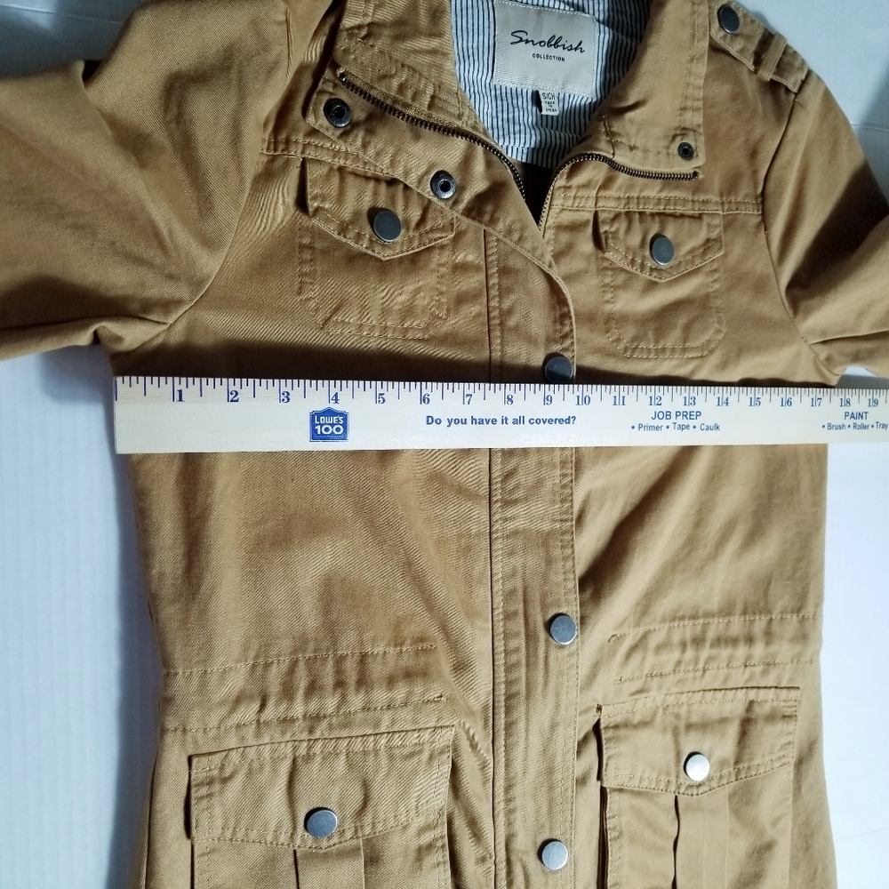 SNOBBISH UTILITY 100% COTTON JACKET SIZE SMALL - Picture 7 of 12
